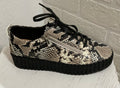 Bump Blk/White Snake - Emelda's Shoes