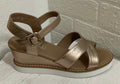Menzies Wedges Champagne - Emelda's Shoes