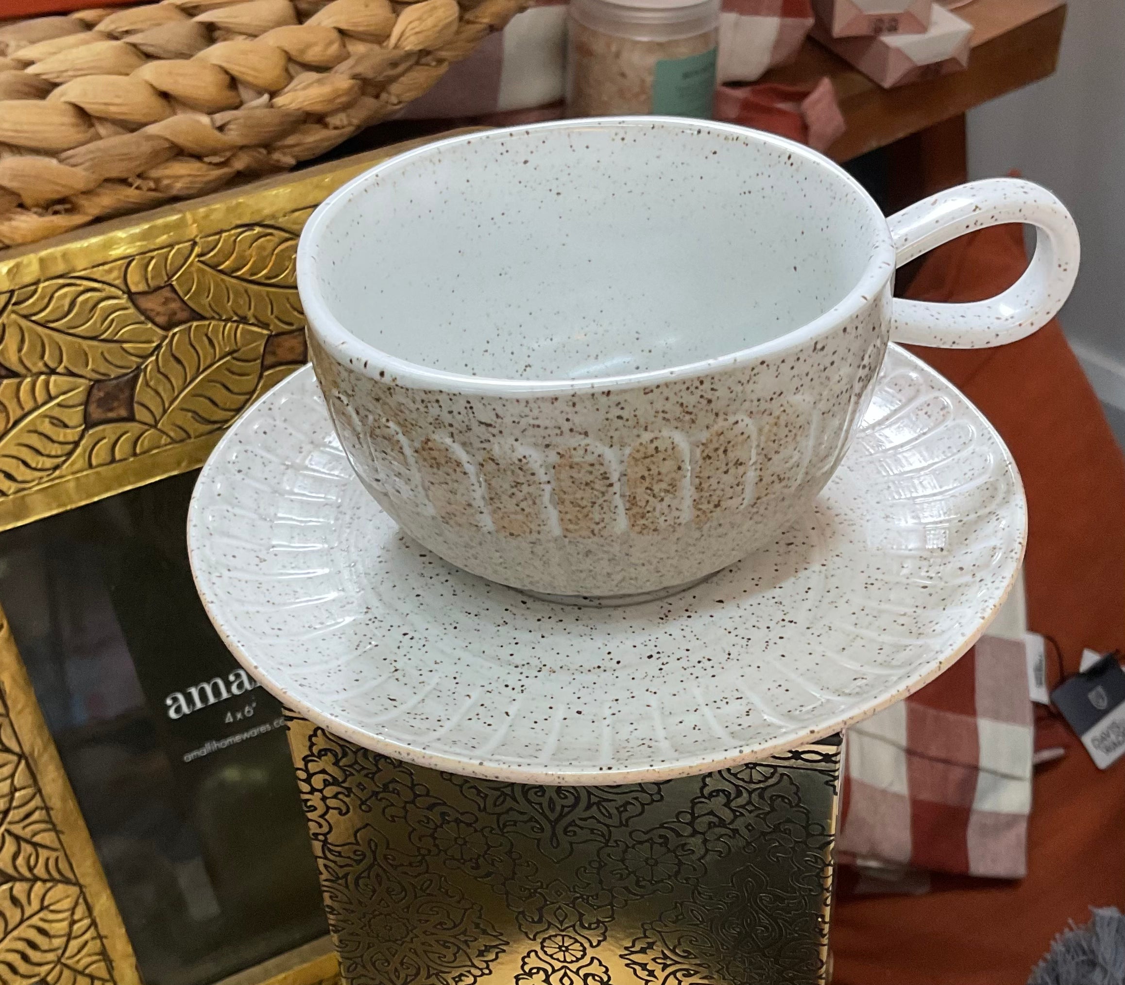 Cup and Saucer Set x 1 200ml - Emelda's Shoes