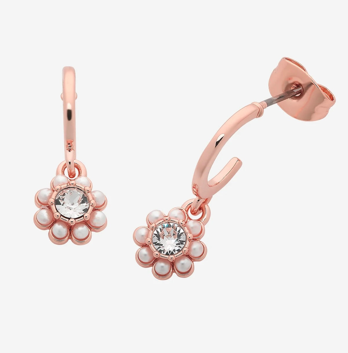 Cloud Rose Gold Huggie - Emelda's Shoes