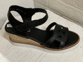 Melville Wedge Black - Emelda's Shoes