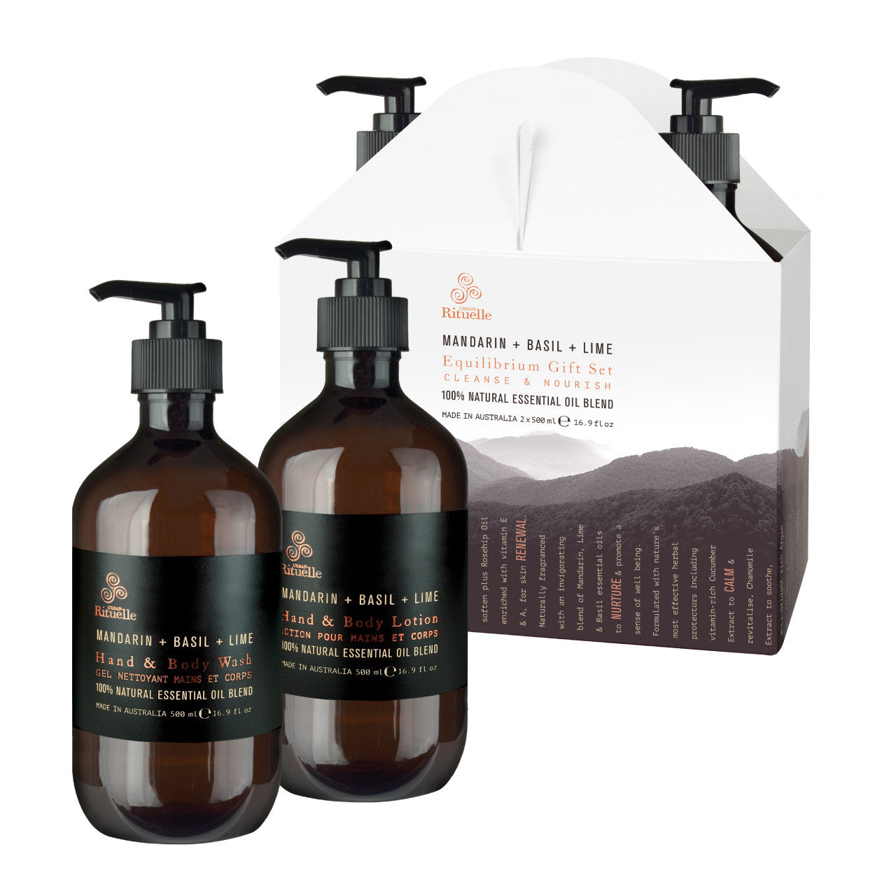 Mandarin, Lime & Basil Duo Gift Set - Emelda's Shoes