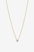 Allegra Gold Clear Necklace - Emelda's Shoes