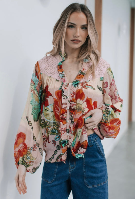 Multi Dobby Top 70026