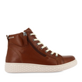 Una Tan Double Zip & Lace - Emelda's Shoes