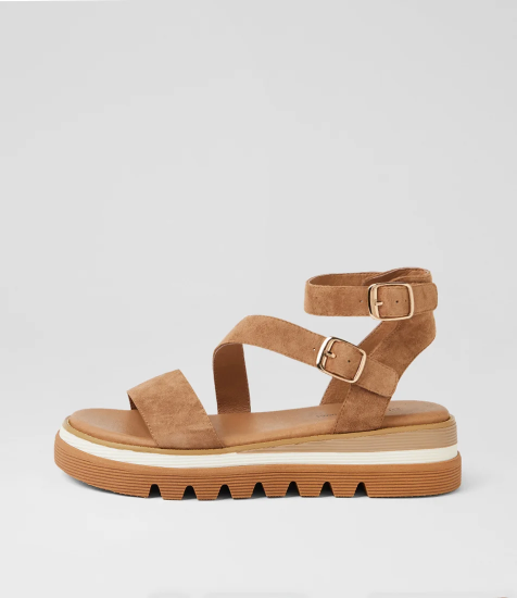 Selima Light Choc Suede