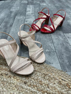 Nanna Patent Leather Heel - Emelda's Shoes