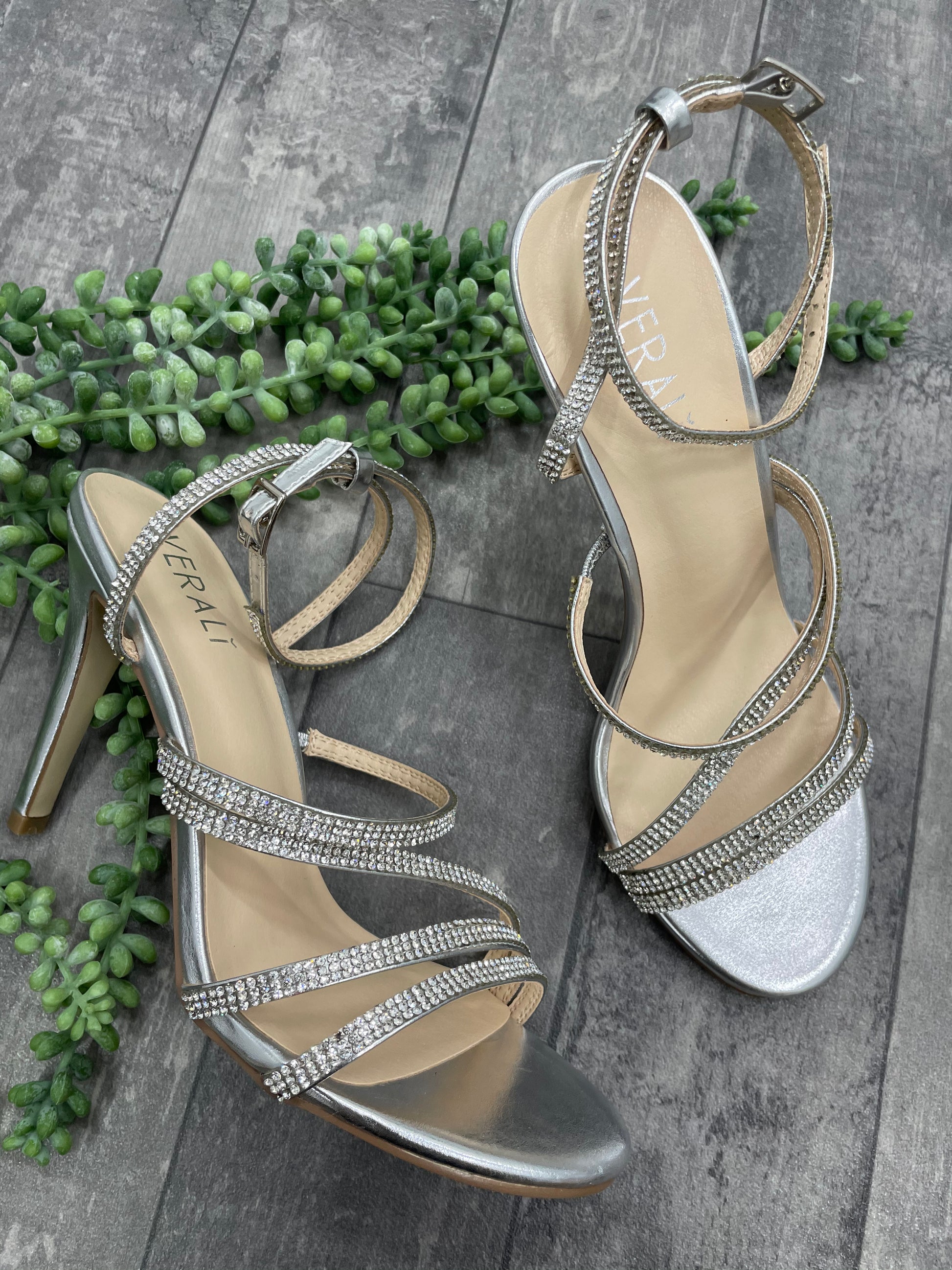 Oakley Silver Heel - Emelda's Shoes