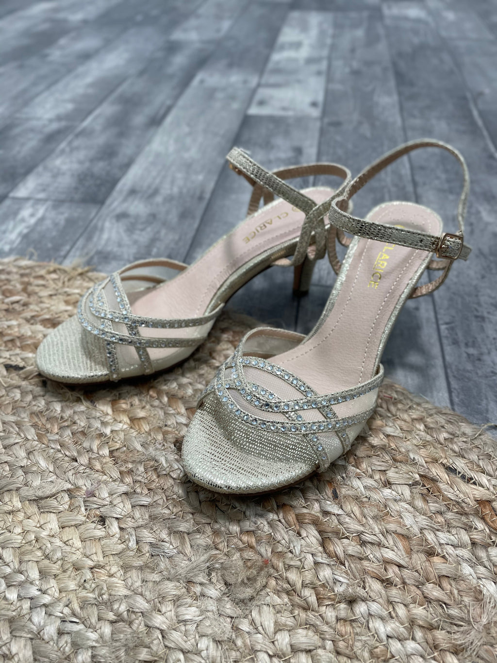 Geico Gold Heel - Emelda's Shoes