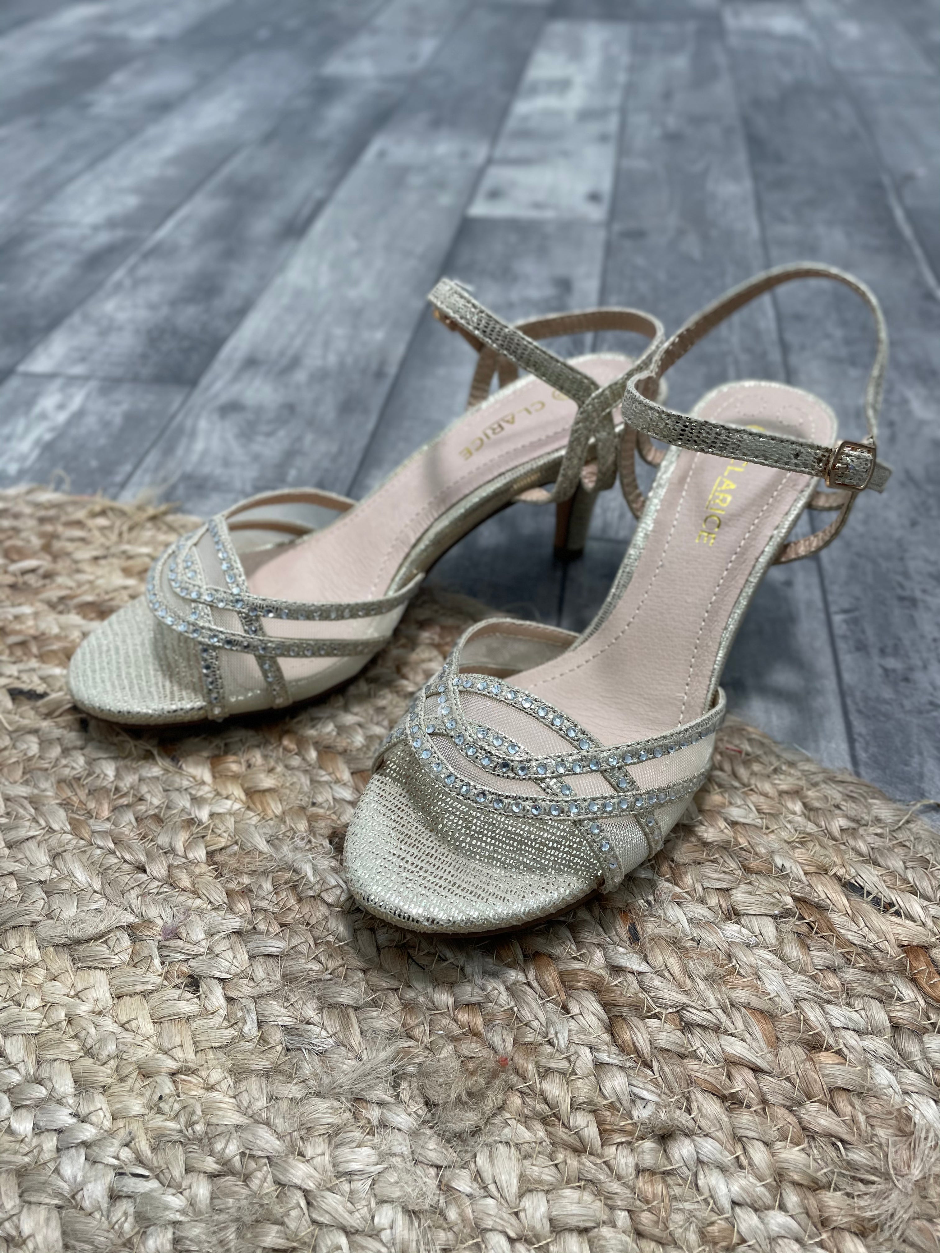 Geico Gold Heel - Emelda's Shoes