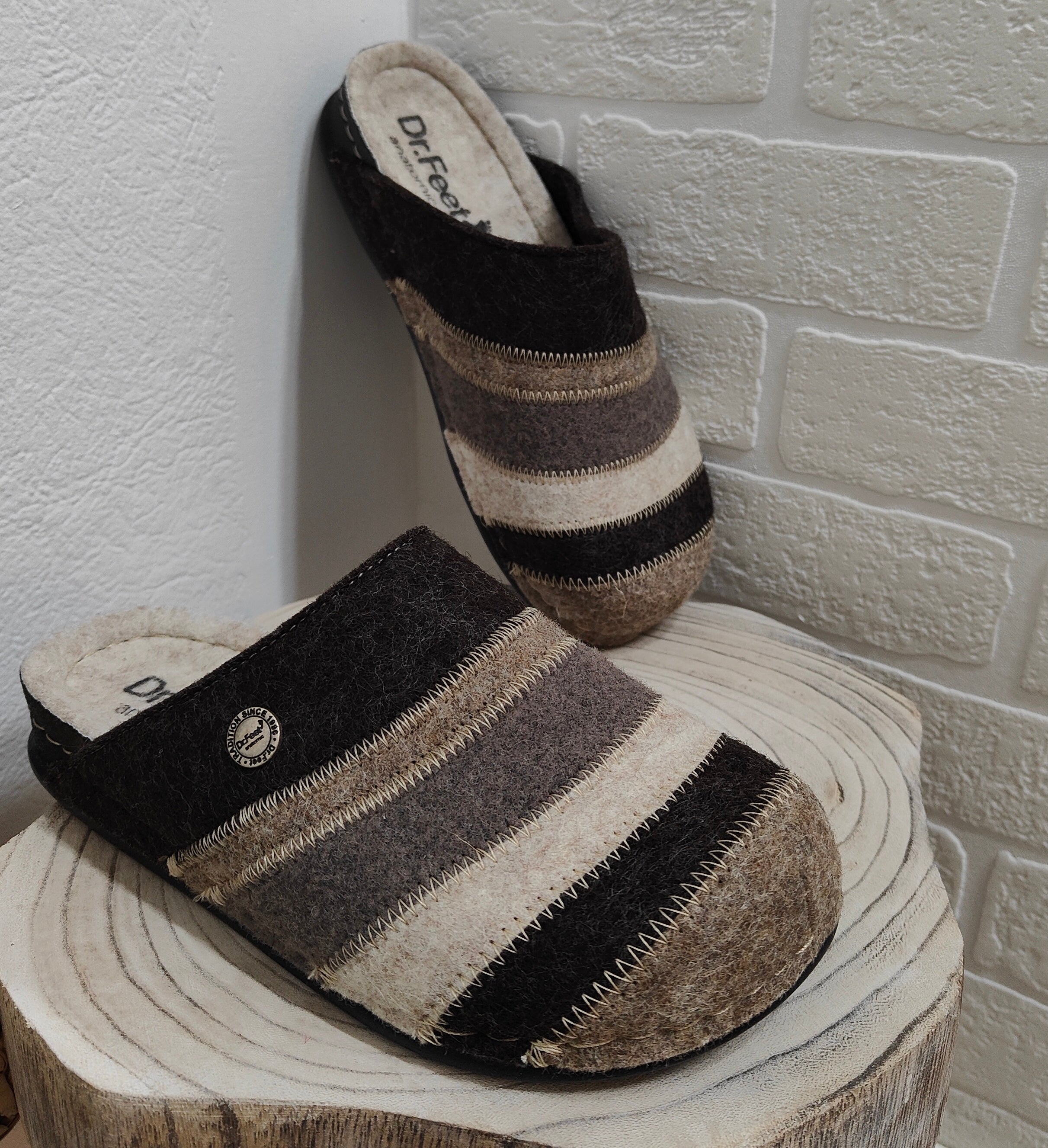 Dr feet wool online slippers