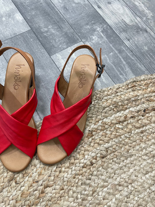 Dalia Red Heel - Emelda's Shoes